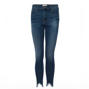 FRAME Le High Skinny Triangle Hem Sulham Jeans